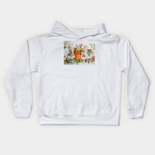 fall pumpkins painting Kids Hoodie